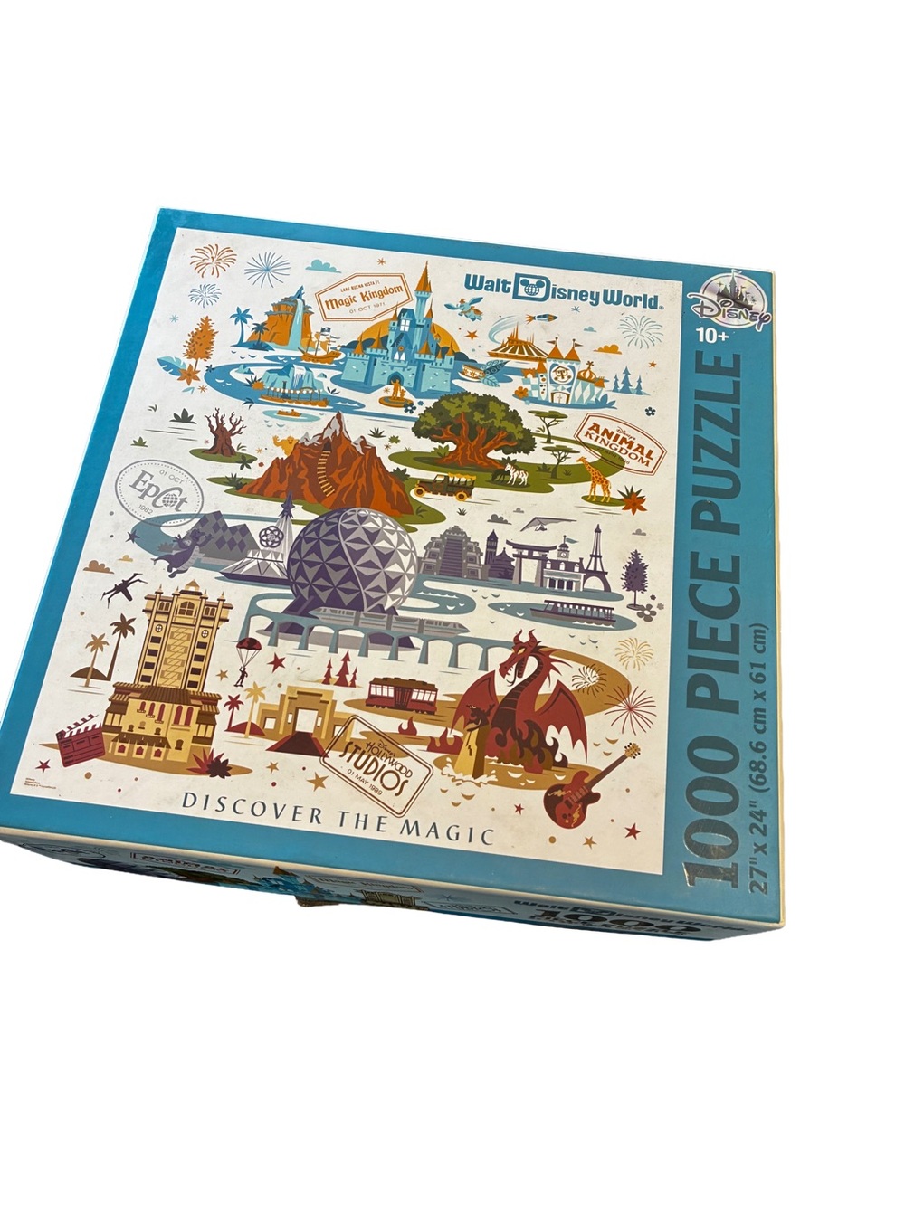 Disney Parks 1000 Piece Puzzle Set Disneyland & Walt Disney World Complete - Picture 5 of 7